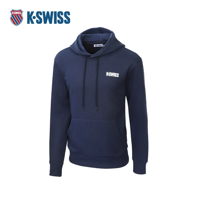 【K-SWISS】連帽長袖 TW HOODIE 1 帽T 口袋 女款 深藍色 1912496-426