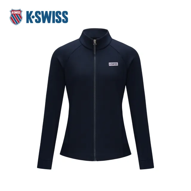 【K-SWISS】運動外套 JACKETKC7532WCKJ22 立領 女款 深藍色 1912462-014