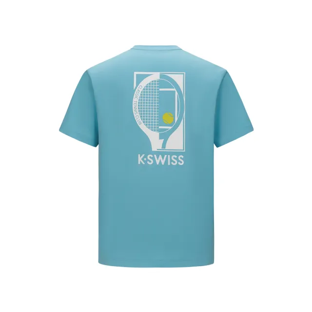【K-SWISS】運動長袖 TSHIRTKC7532UCTS15 圓領 中性 男款 女款 藍色 1712461-422