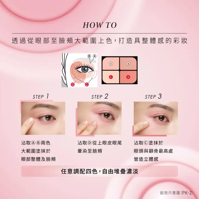 【KATE 凱婷】新品上市-嫩顏膨膨眼頰盤(眼影/腮紅頰彩)