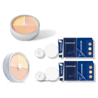 【KRYOLAN 歌劇魅影】保濕橡皮擦囤貨組(光影塑形三效粉霜2入)