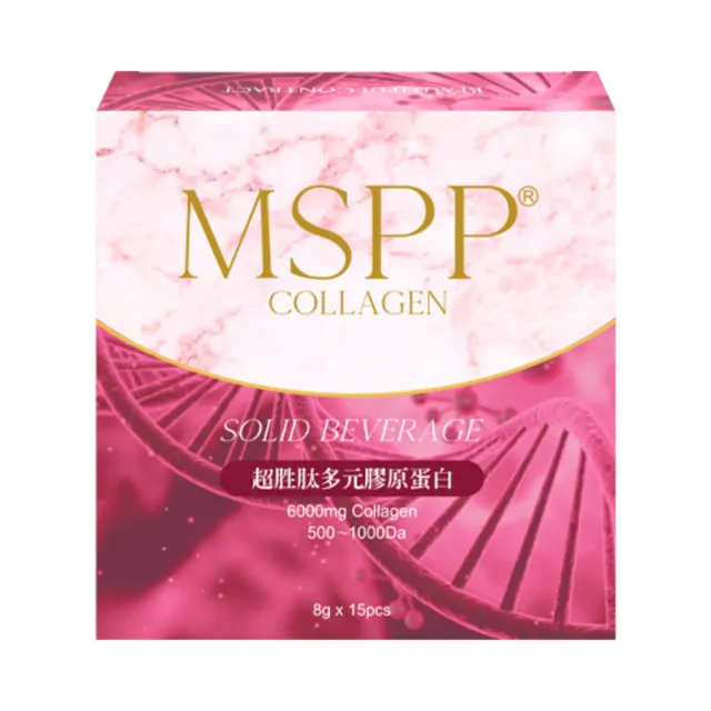 【美神契約】MSPP超胜太多元膠原蛋白8公克*15包/盒(超胜太多元膠原蛋白)