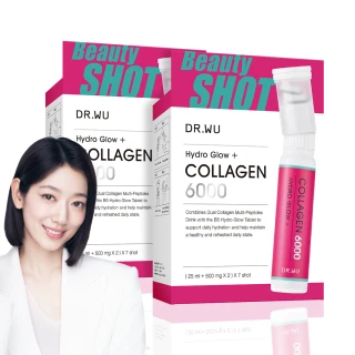 【DR.WU 達爾膚】水光雙膠原胜飲7入x2組 - 朴信惠代言