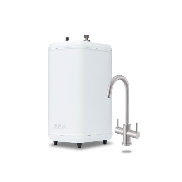 Everpure愛惠浦 H188 熱水飲水機，結合 PURVIVE Trio-4H2 精密濾芯淨水系統，提供 RES-800 前置濾芯及 4H2 主濾芯，過濾汙垢及細菌，確保健康飲水。容量5公升以上，熱飲機尺寸 H40xW17.8xD24.8cm，淨水器 H51xW42xD14cm，臺灣原裝生產，3年以上保固，公司貨 BSMI許可 R63008，適閤家庭辦公室使用，提升飲水品質與便利性。