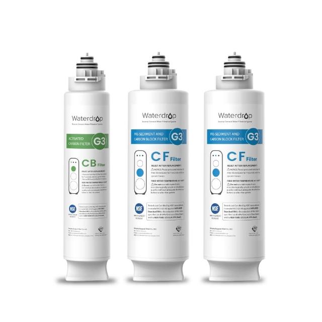 【Waterdrop】G3P800專用一年份不含RO濾芯組合包(DIY更換)
