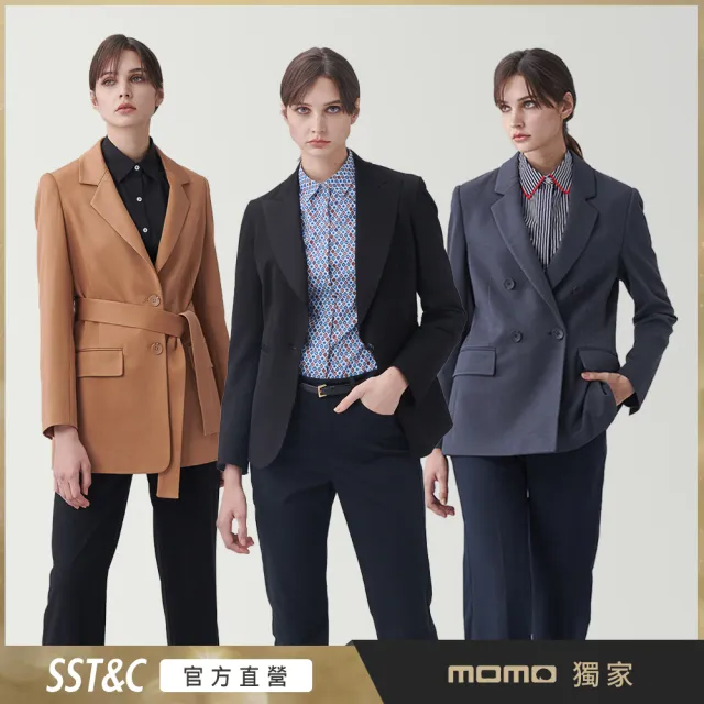 【SST&C】女裝 秋冬劍領休閒西裝外套(多款任選)(限時4折)