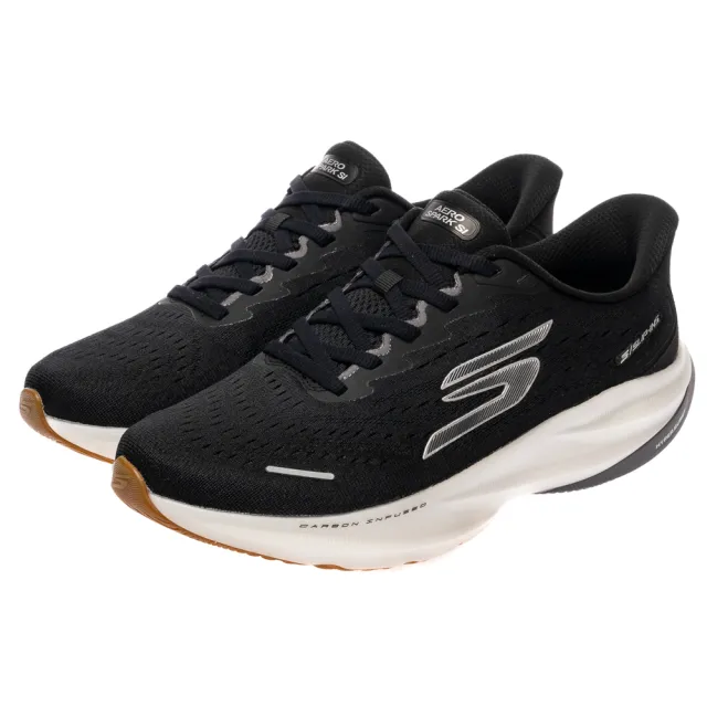 【SKECHERS】男鞋 競速跑鞋系列 慢跑鞋 瞬穿舒適科技 SKX AERO SPARK 寬楦款(246205WBKW)