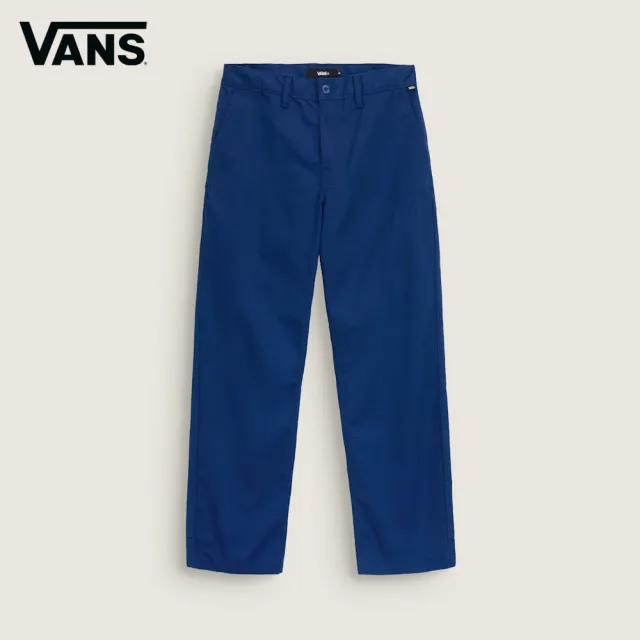 【VANS】官方旗艦 Authentic Chino Loose Pant 藍色長褲