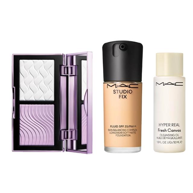 【M.A.C】奶油肌感定妝組(口袋雙色濾鏡蜜粉餅+超持妝濾鏡粉底液 SPF25/PA++ 30ml/雙11限定)