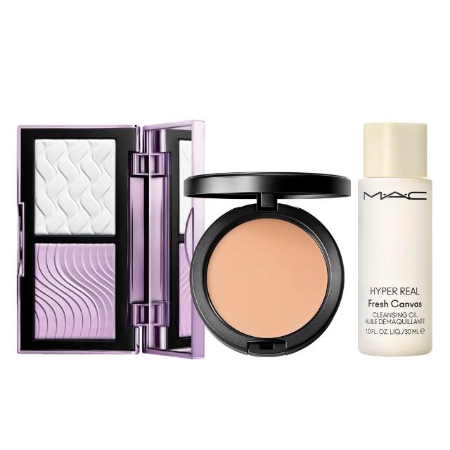 【M.A.C】新品上市 超持妝柔焦定妝組(口袋雙色濾鏡蜜粉餅+超持妝柔焦輕粉餅 12g/雙11限定)