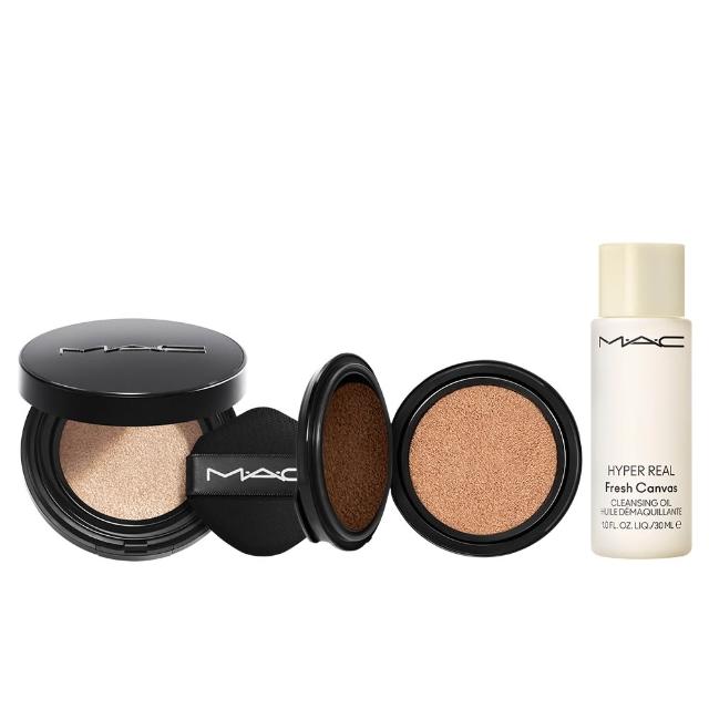 【M.A.C】超持妝霧絲絨氣墊粉餅2蕊1盒組(超持妝霧絲絨氣墊粉餅/超持妝霧絲絨氣墊粉餅_雙11限定)