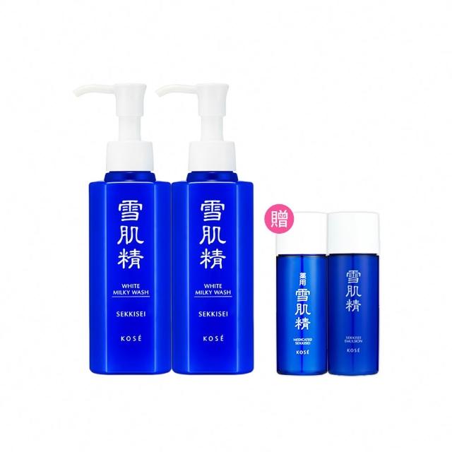 【KOSE 高絲】雪肌精 靚白洗顏乳 140ml(二入組)