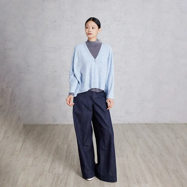 【giordano ladies】25FW 點點紗oversize針織外套(02355546)