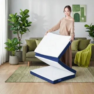 【Lunio】Nooz FlexiRest Trifold Topper 折疊日式床墊(（三折）)