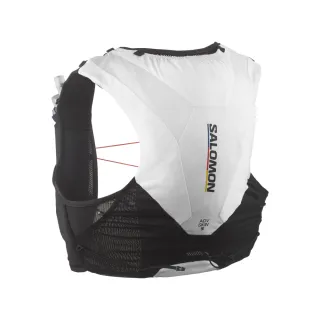 【salomon】ADV SKIN 5 RACE FLAG 水袋背包組 黑/白