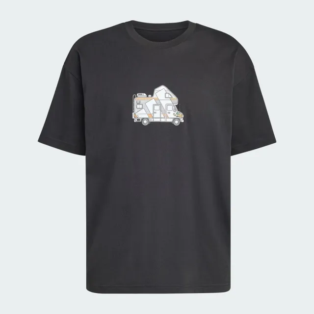【adidas 愛迪達】M Camper G T 女 T恤 運動上衣 休閒短袖 黑 亞版(KB9631)