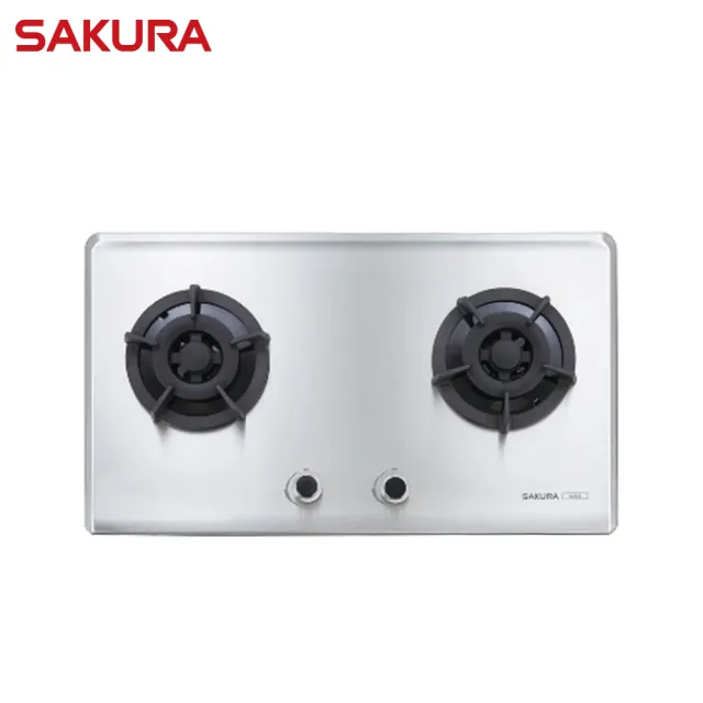 【SAKURA 櫻花】二口小面板易清不鏽鋼檯面爐 G-2522S LPG/NG1 含基本安裝