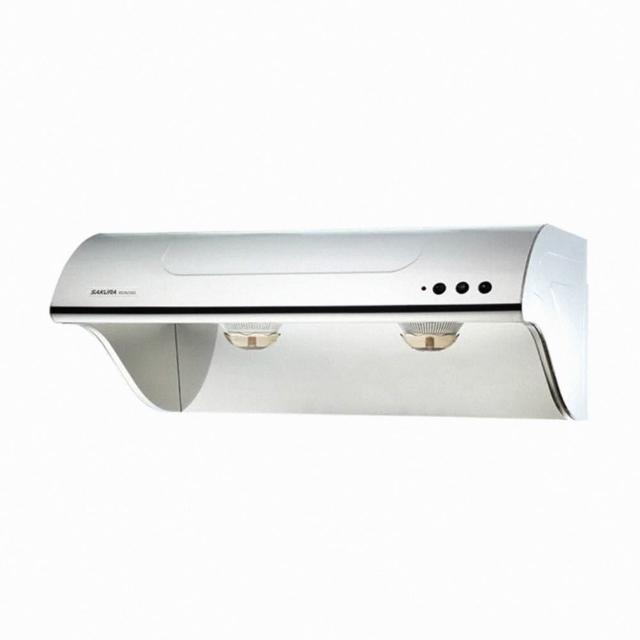 【SAKURA 櫻花】70cm斜背式除油煙機-高速雙渦輪+雙效除油 R-3262S 含基本安裝