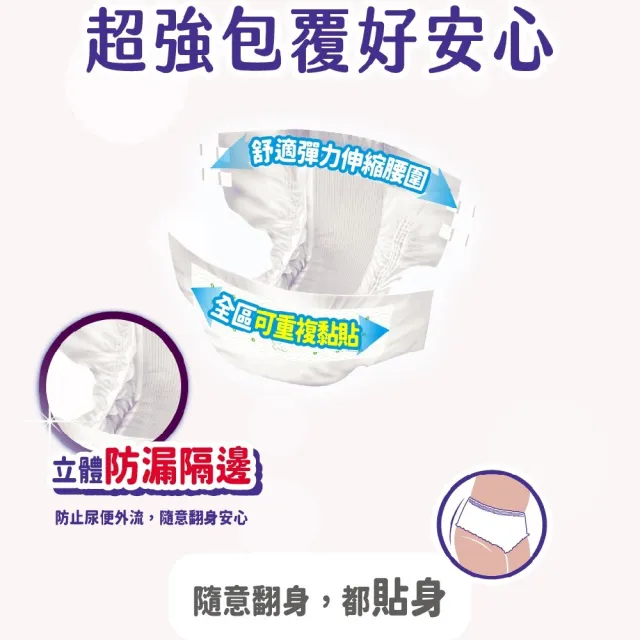 【安安成人】全能加值型S號 成人紙尿褲(18片 包購 黏貼型)