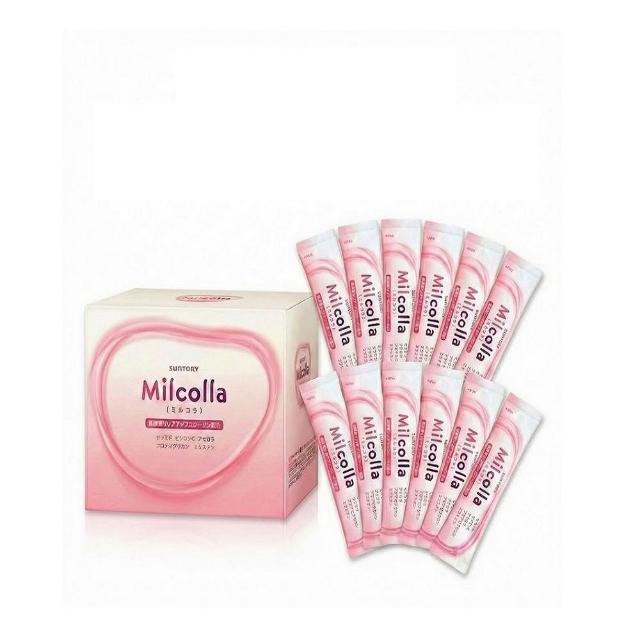 【Suntory 三得利】Milcolla 蜜露珂娜膠原蛋白60日 (1盒+30包(共60包) )
