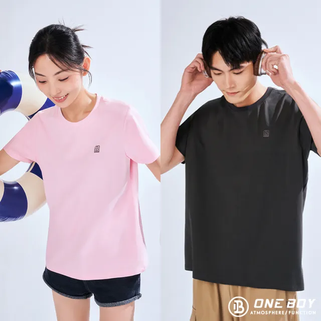 【ONE BOY】女款-冰感A級透氣吸濕柔軟滑順冰絲棉冰棉T恤(N252509)