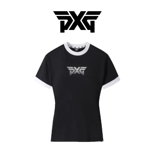 【PXG】ROUND NECK 女士 圓領短袖上衣 黑色(PJMPW1222-21)