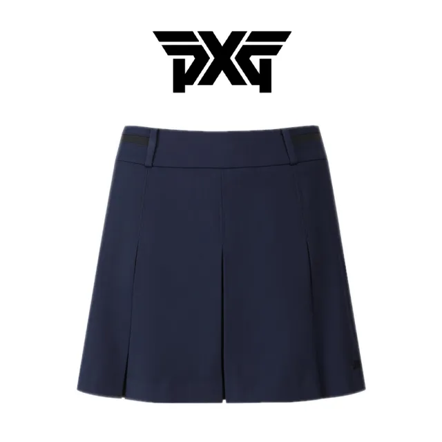 【PXG】PLEATED SKIRT 女士 撞色百褶褲裙 深藍色(PJFCW5601-31)