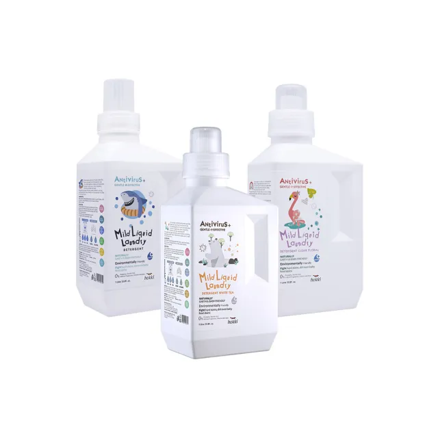 【Hallmark】Hokki 腸病毒 新冠病毒洗衣精 1000ml(抗菌 抗病毒 低敏 嬰幼兒衣物 無漂白劑螢光劑塑化劑)