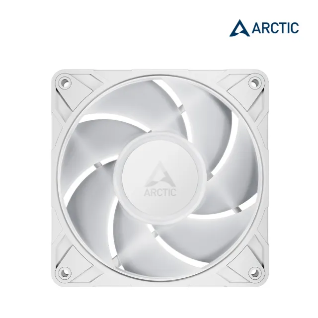 【Arctic】P12 Pro PST A-RGB 12公分高風壓共享風扇 白色(電腦風扇 散熱風扇 機殼風扇)