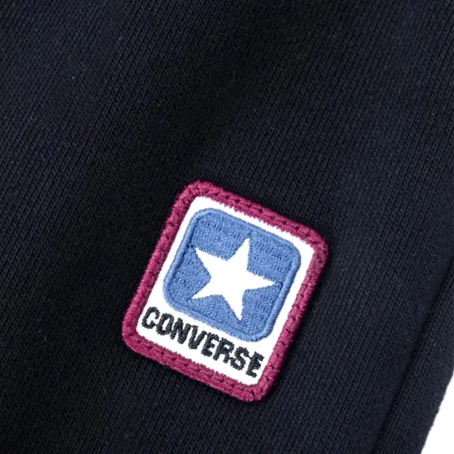 【CONVERSE】Retro New Fit Fleece Pants 女款 黑色 抽繩 長褲 MCJ445-023