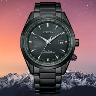 【CITIZEN 星辰】GENTS 亞洲限定 光動能 電波 男錶 腕錶 手錶 母親節 送禮 推薦 禮物 CB0275-83E