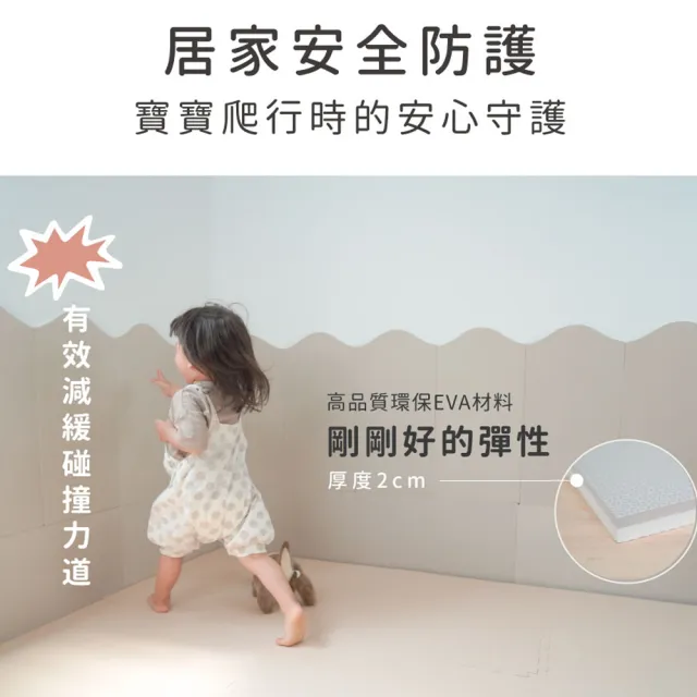 【PatoPato】EVA 貓咪款防撞壁貼／厚度2cm／(附贈背膠／最溫柔的防護)