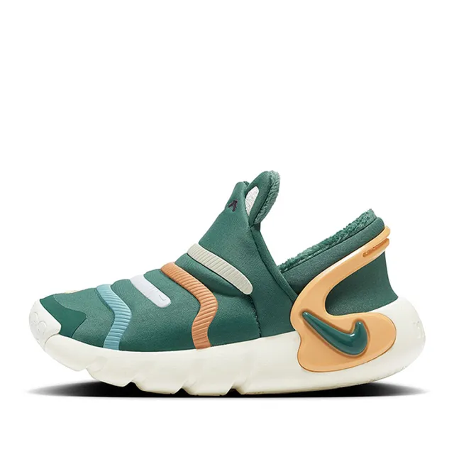 【NIKE 耐吉】運動鞋 童鞋 中小童 兒童 毛毛蟲鞋 套腳式 DYNAMO 2 EASYON LIL PS 綠 FZ1014-300