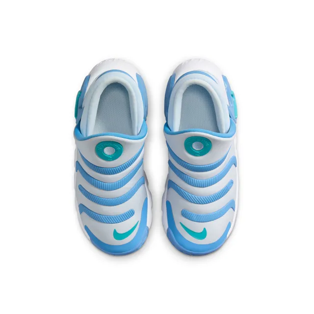 【NIKE 耐吉】運動鞋 童鞋 中小童 毛毛蟲鞋 套腳式 DYNAMO 2 EASYON PS 灰藍 FD0553-004