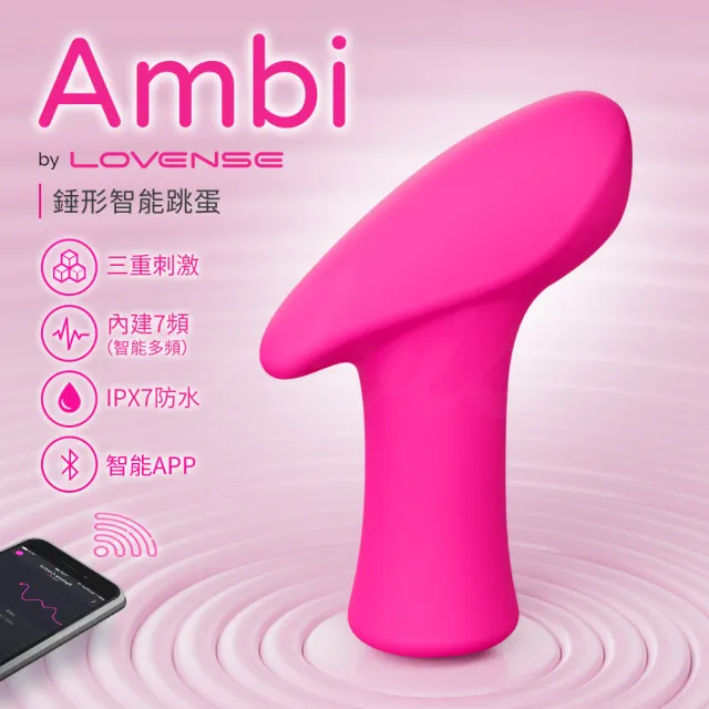 【Lovense】Ambi 智能穿戴跳蛋 遠端遙控(情趣職人 情趣按摩棒 情趣用品 女生自慰器)