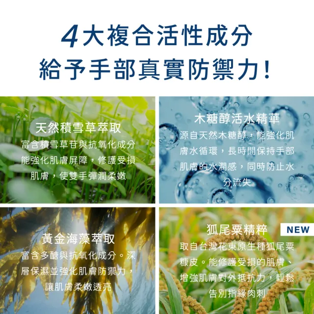 【INGENI 新肌霓】隱形防護美手霜50ml(頻繁洗手適用護手霜)
