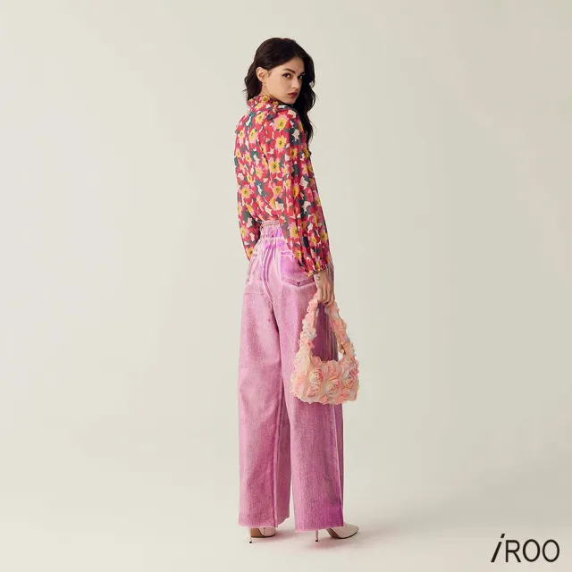 【iROO】炫彩花卉印花上衣