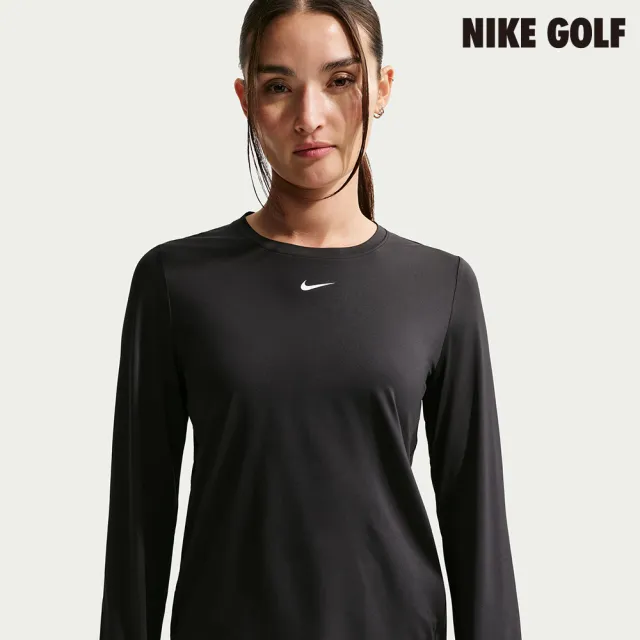 【NIKE GOLF】Nike One Classic 女款 Dri-FIT 長袖上衣 黑色(FN2802-013)