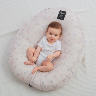 【gunite】gunite 寶寶懶骨頭_包覆機能親子互動窩(天絲棉加層坐墊系列_防溢奶多功能哺乳枕-多色可選)