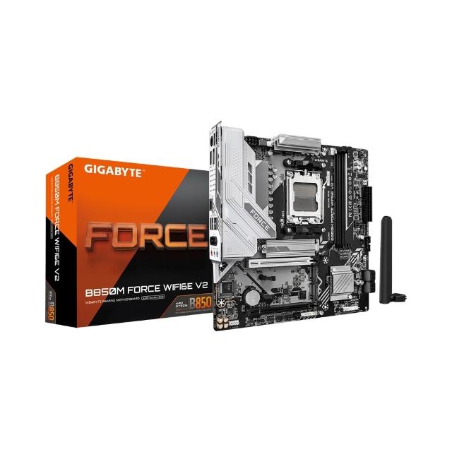 【技嘉】主機板+SSD組★B850M FORCE WF6E V2 AMD主機板+金士頓 1TB NV3 M.2 2280 NVMe SSD(SNV3S/1000G)