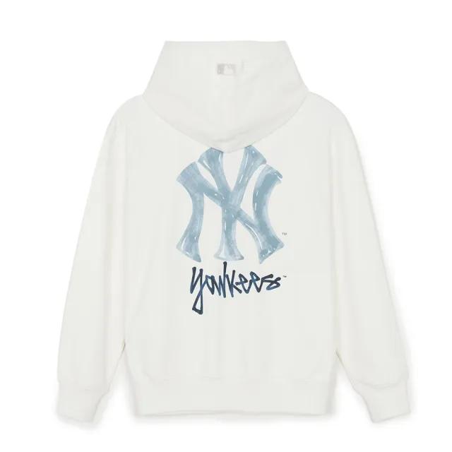 【MLB】背後大Logo連帽上衣 帽T 紐約洋基隊 (3AHDB0461-50IVS)