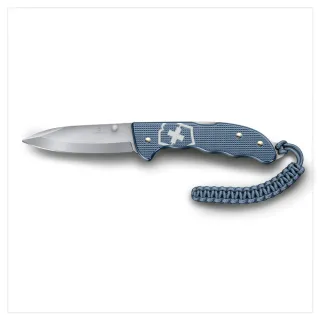 【VICTORINOX 瑞士維氏】2026限量鋁合金冰川藍 折疊式獵刀/136mm(0.9415.L26)
