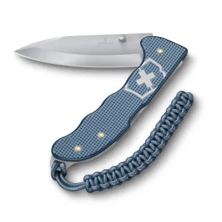 【VICTORINOX 瑞士維氏】2026限量鋁合金冰川藍 折疊式獵刀/136mm(0.9415.L26)