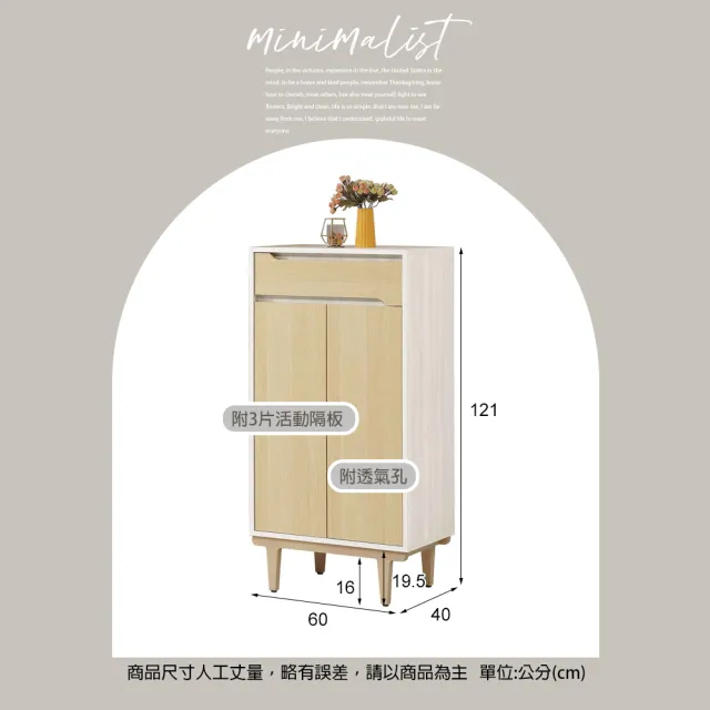 【麗得傢居】帕特2x4尺鞋櫃 收納櫃 置物櫃 玄關櫃(台灣製)