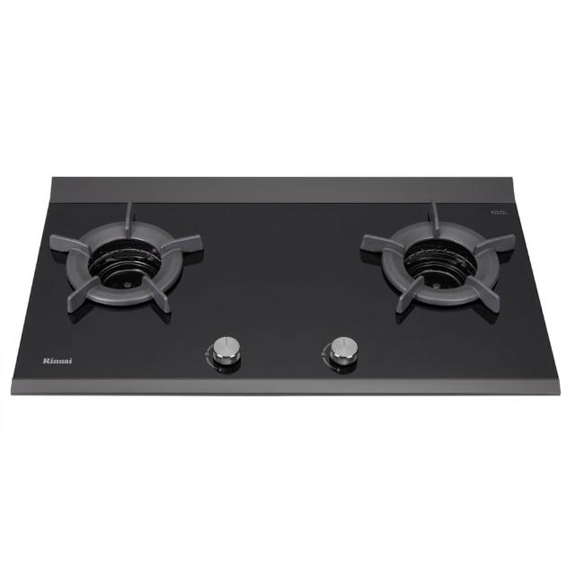 Rinnai 林內 RB-2CGN 雙口內焰瓦斯爐，採用耐熱強化玻璃爐臺與鑄鐵爐頭，電子連續點火設計，提供穩定高效的7~8kW瓦斯消耗。適閤家用廚房安裝，BSMI認證R41095，1年保固，標準安裝服務。高效節能內焰爐頭，耐用可靠，完美解決廚房烹飪需求，提升您的料理體驗。