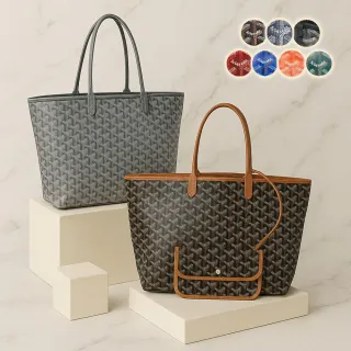【GOYARD 高雅德】經典圖紋子母托特包(顏色任選)『entrupy安心購』