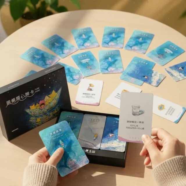 【womany 女人迷】Flow More 調頻順心牌卡(三分鐘轉念 引導正視心流 超越問題表象)