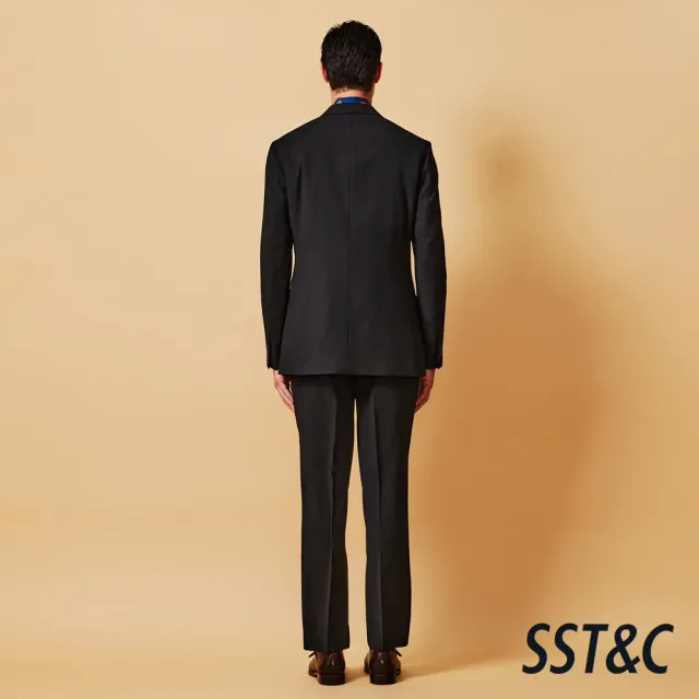 【SST&C】男裝 可機洗_黑色寬鬆版西裝外套-825211014061(換季65折)