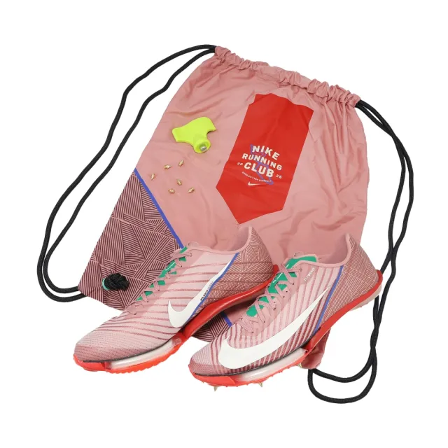 【NIKE 耐吉】田徑釘鞋 Air Zoom Maxfly 2 ALL 男女鞋 粉紅 可拆式鞋釘 短跑 雙氣墊(HQ2058-600)