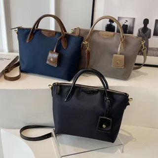 【吉豐洋行】時尚專櫃精品牛津布配皮晚宴包/斜背包/手提包/托特包/閨蜜包(高級面料精緻皮 